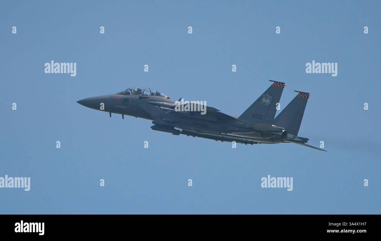 F-15SG dell'aeronautica militare della Repubblica di Singapore Foto Stock