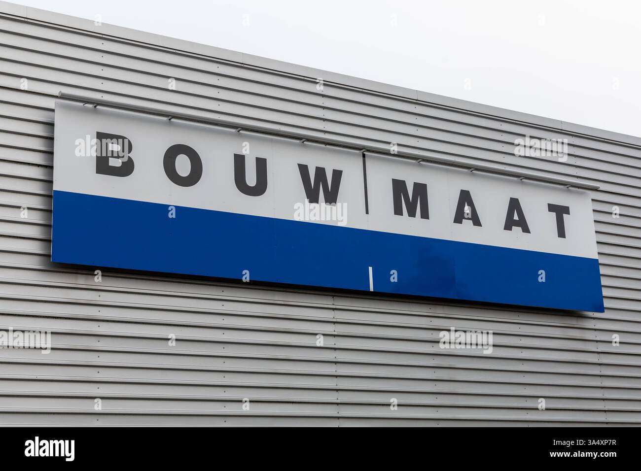 Logo Bouwmaat, negozio all'ingrosso di materiali da costruzione. Foto Stock