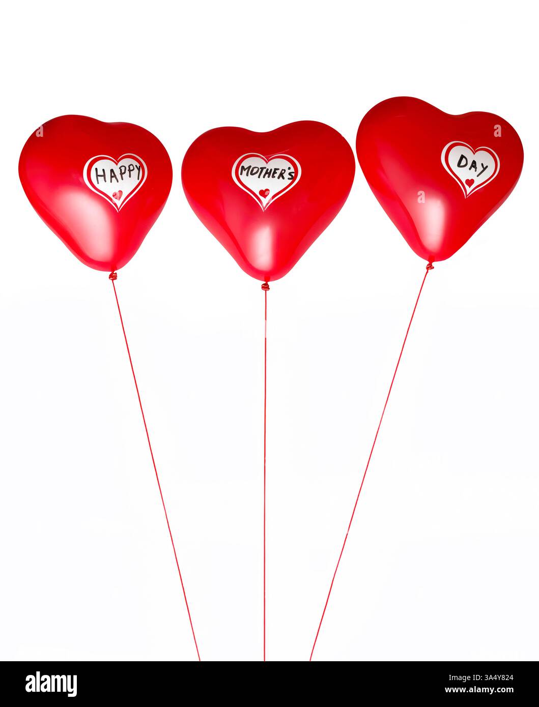 Palloni per la festa della mamma Foto Stock