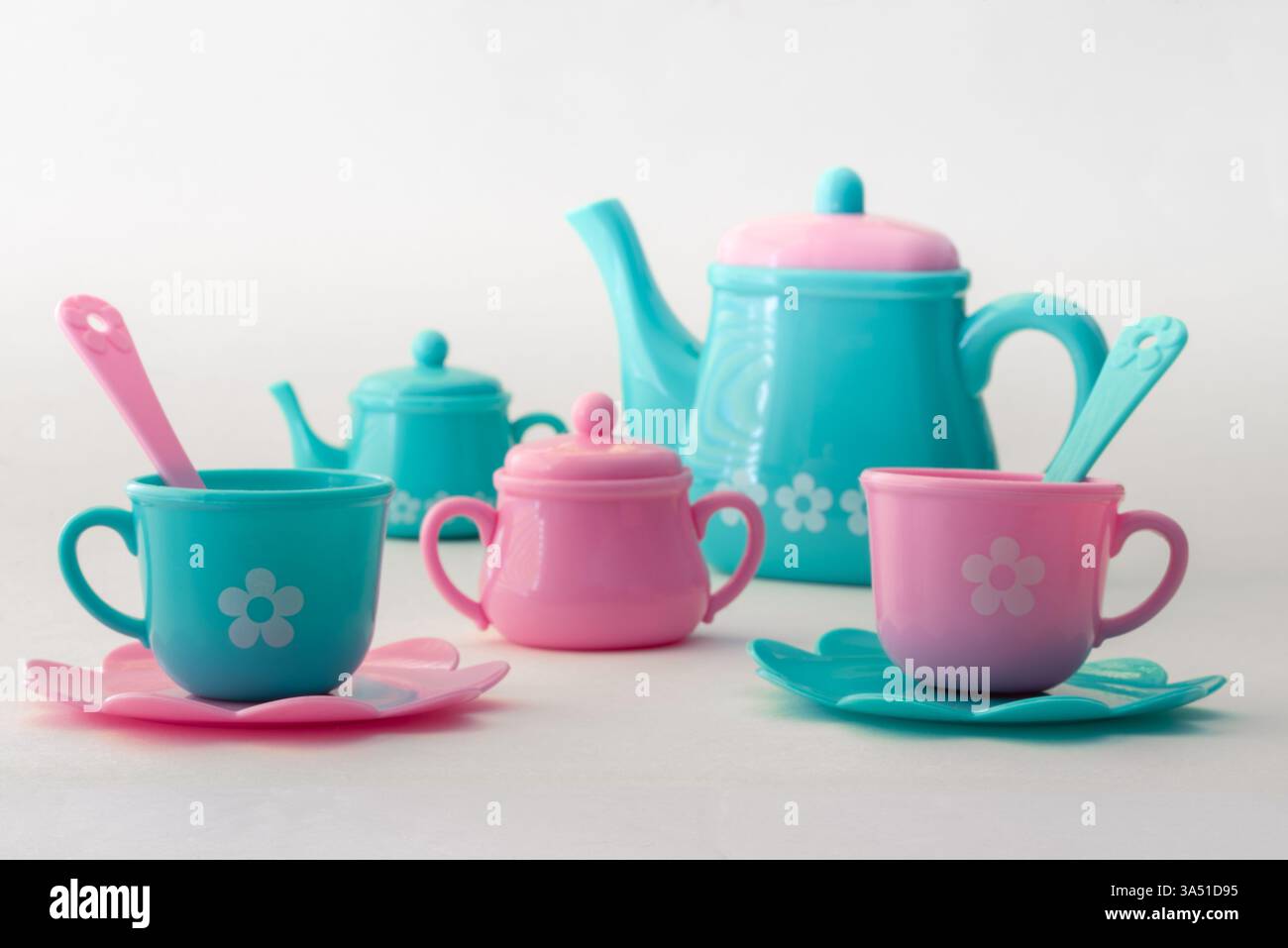 Set da tè per bambini Foto Stock