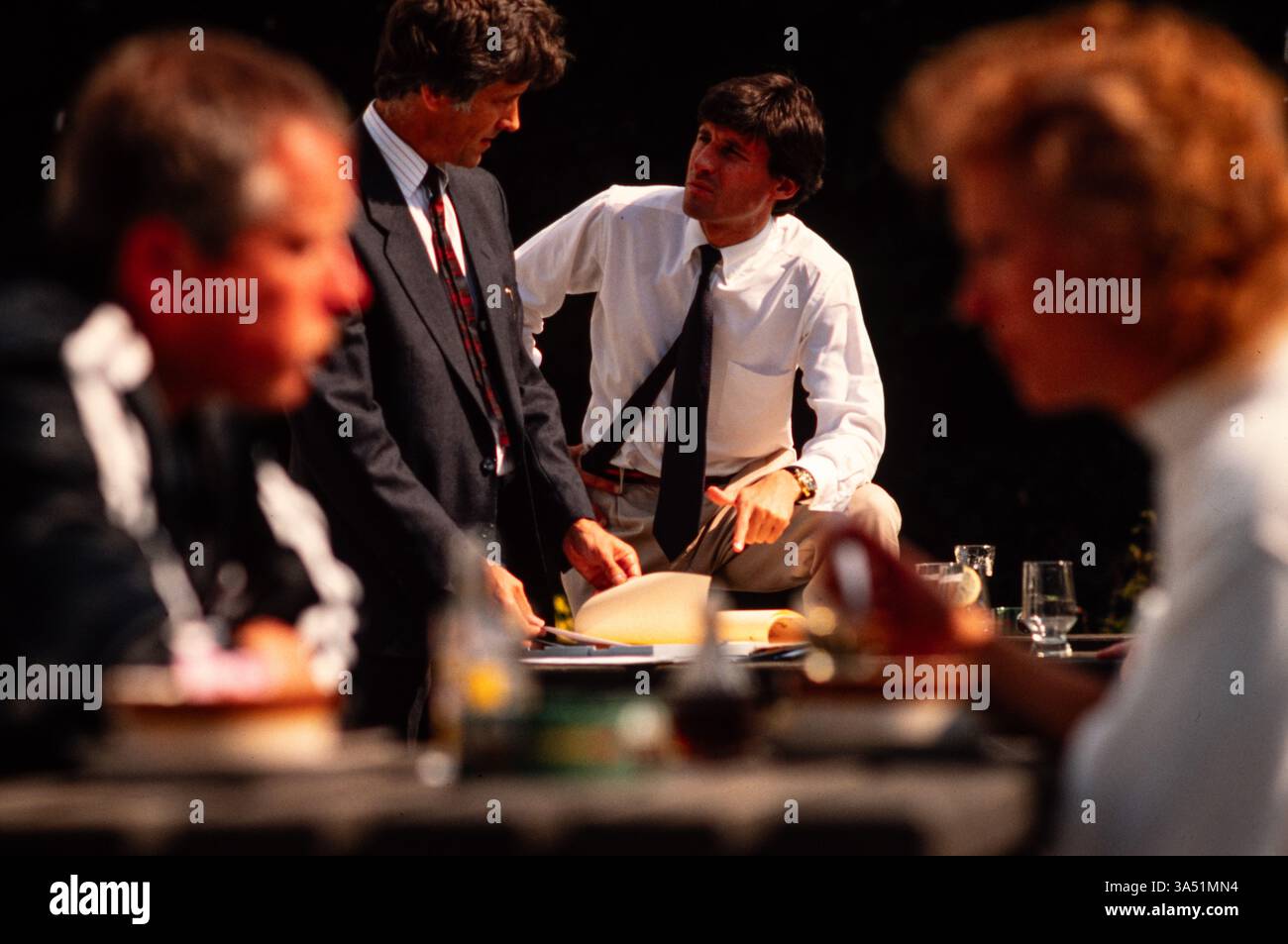 Sebastian Coe, atleta e politico Foto Stock