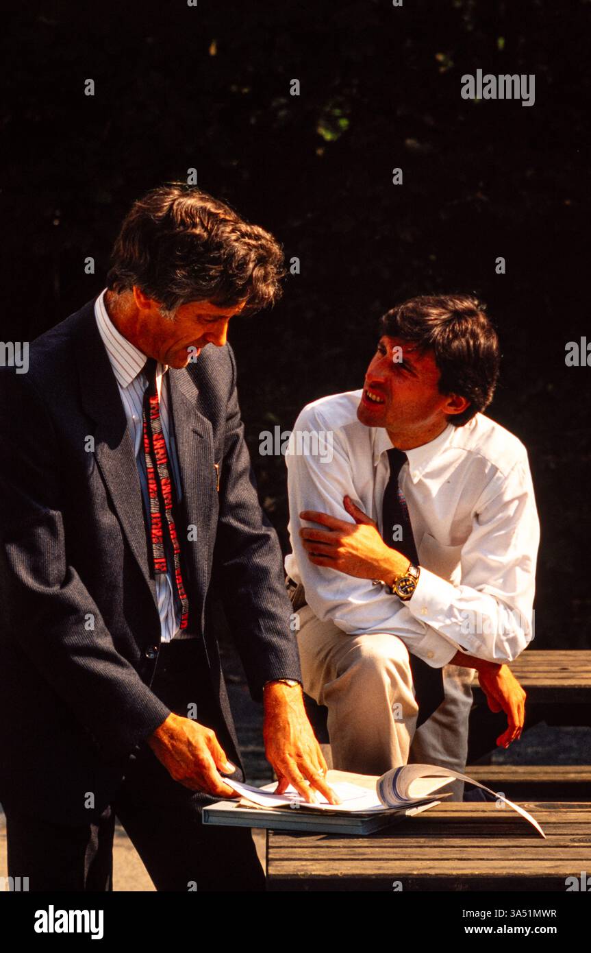 Sebastian Coe, atleta e politico Foto Stock