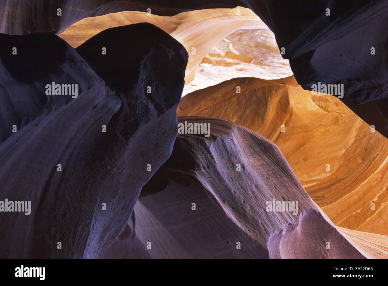 Il famoso canyon di Antelope negli Stati Uniti in una giornata di sole Foto Stock