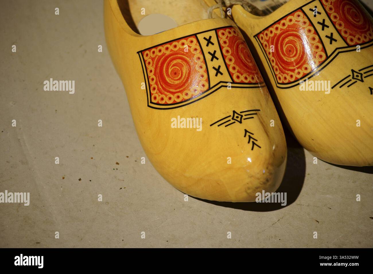 Zoccoli di legno Foto Stock