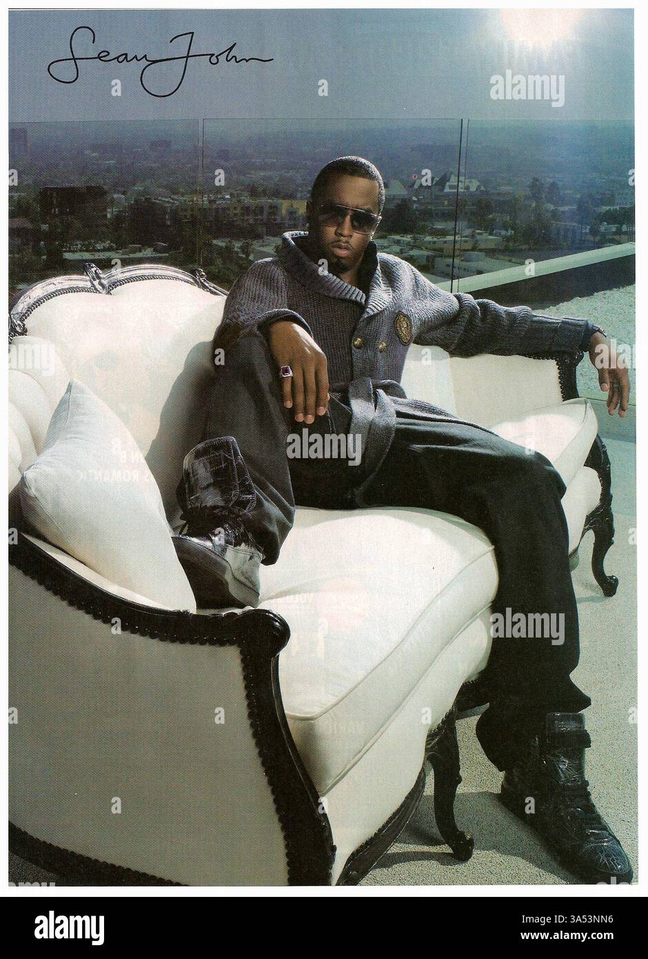 2009 Sean Combs - pubblicità a stampa di Sean John Foto Stock