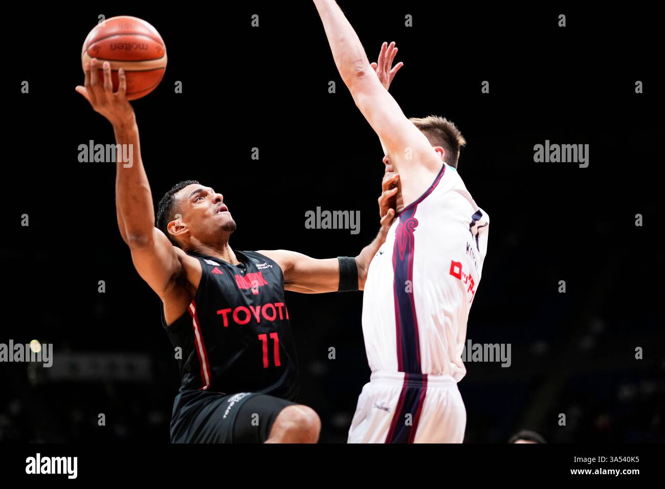 Ariake Colosseum, Tokyo, Giappone. 19 marzo 2025. Sebastian Saiz (Alvark), 19 MARZO 2025 - Basket : 2024-25 B.. LEAGUE B1 gioco tra Alvark Tokyo 80-71 Yokohama B-Corsairs all'Ariake Colosseum di Tokyo, Giappone. Crediti: AFLO SPORT/Alamy Live News Foto Stock