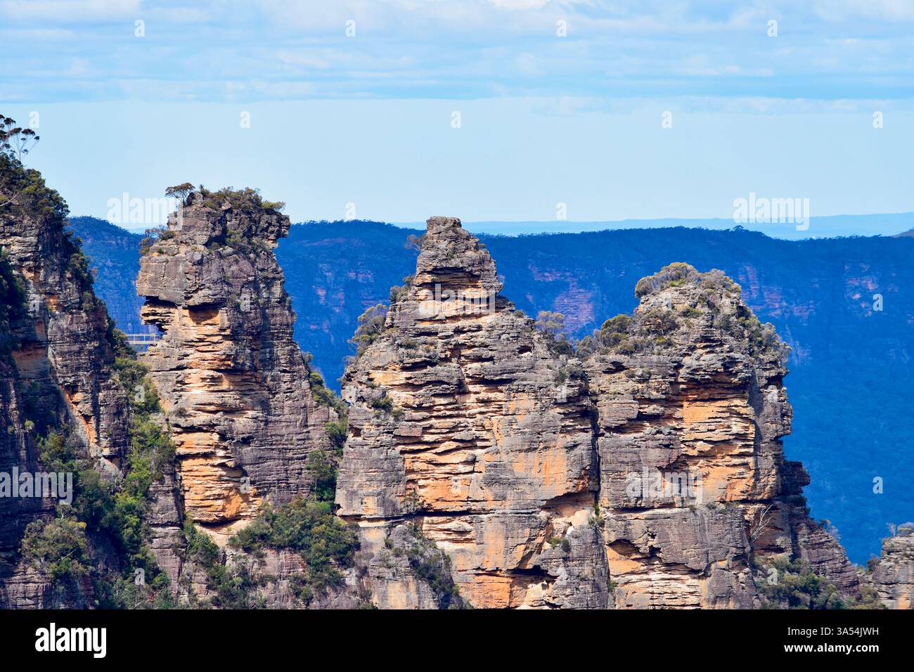 Le tre Sorelle, Blue Mountains Australia Foto Stock