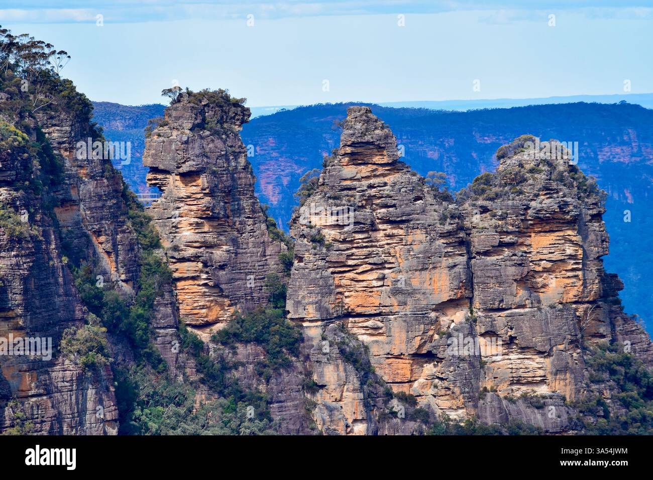 Le tre Sorelle, Blue Mountains Australia Foto Stock