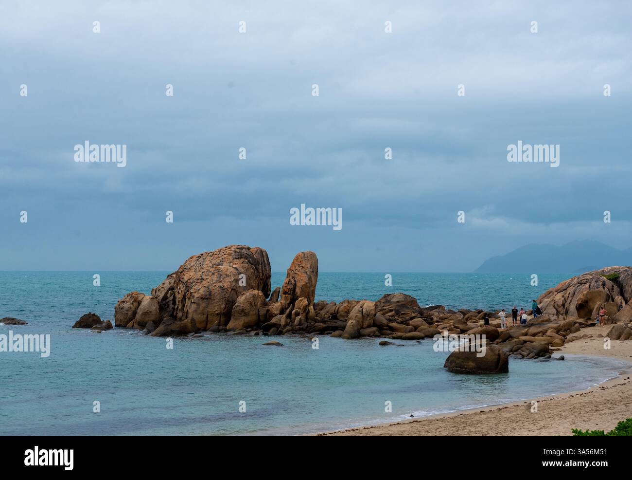 Bowen; spiagge incontaminate, Rugged Rocks e Crystal Blue Waters: La gemma nascosta del Queensland Foto Stock