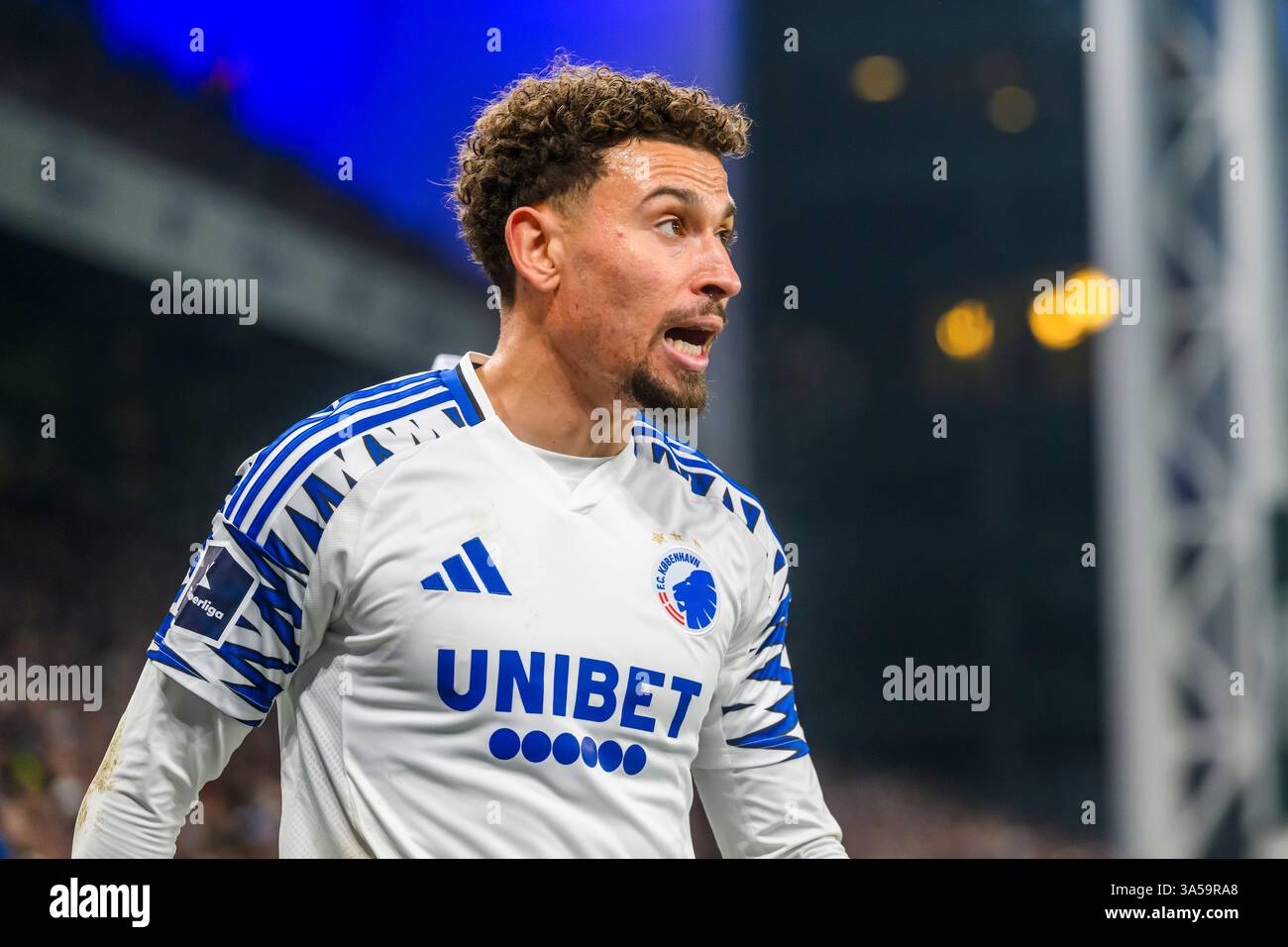 11 (FCK) - Jordan Larsson. Superliga: FC København vs FC Midtjylland - 23.02.2025. København, Danmark. 23 febbraio 2025. Regno Unito: Superliga: FC Copenh Foto Stock