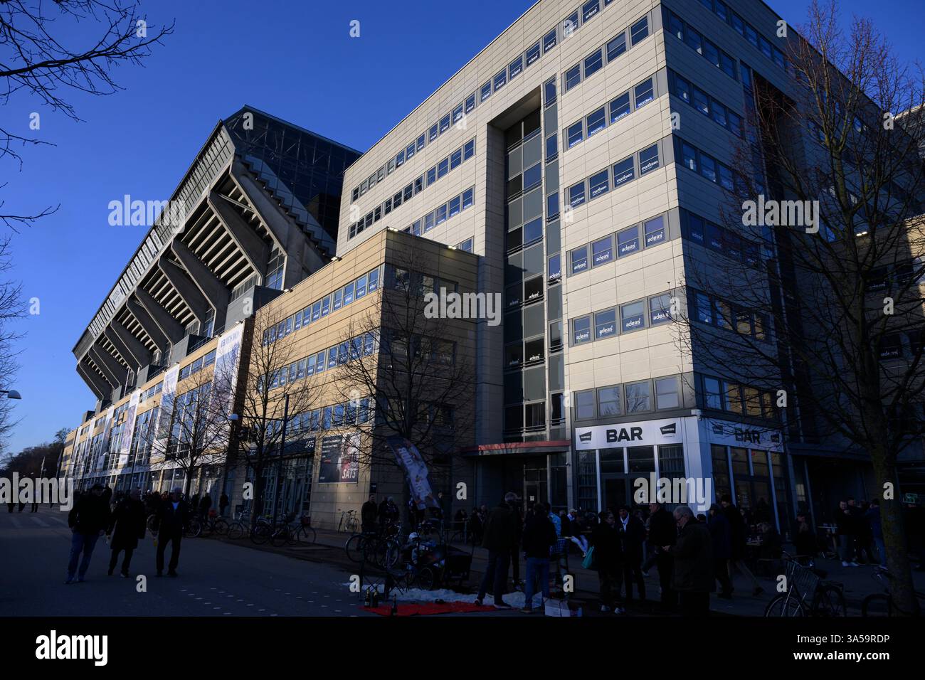 Parken. Superliga: FC København vs FC Midtjylland - 23.02.2025. København, Danmark. 23 febbraio 2025. Regno Unito: Superliga: FC Copenhagen vs FC Midtjyll Foto Stock