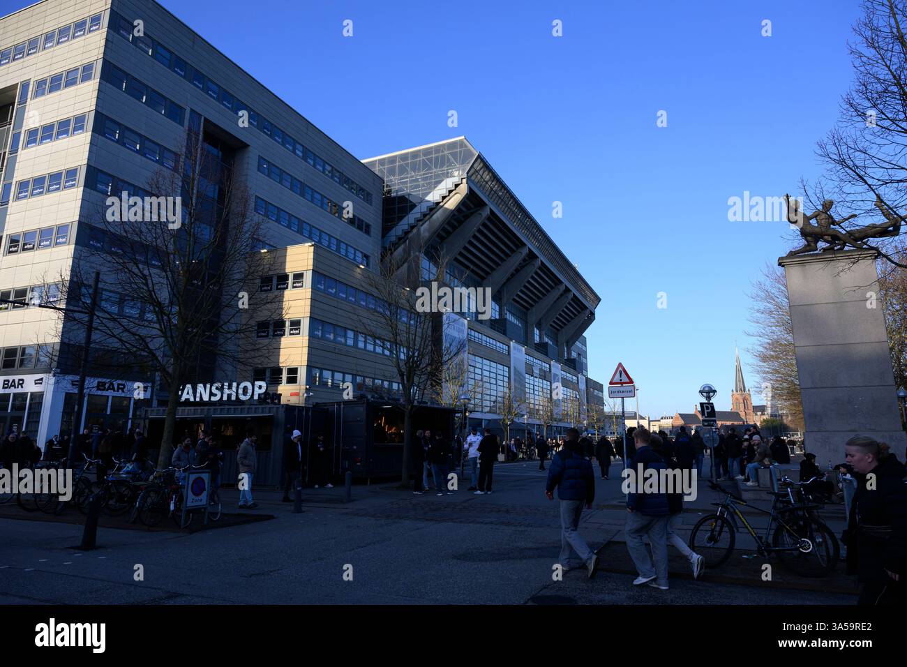 Parken. Superliga: FC København vs FC Midtjylland - 23.02.2025. København, Danmark. 23 febbraio 2025. Regno Unito: Superliga: FC Copenhagen vs FC Midtjyll Foto Stock