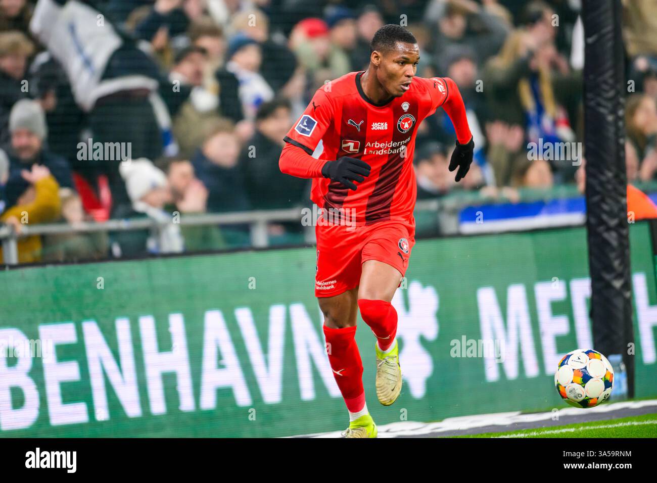 4 (FCM) - Ousmane Diao. Superliga: FC København vs FC Midtjylland - 23.02.2025. København, Danmark. 23 febbraio 2025. Regno Unito: Superliga: FC Copenhage Foto Stock