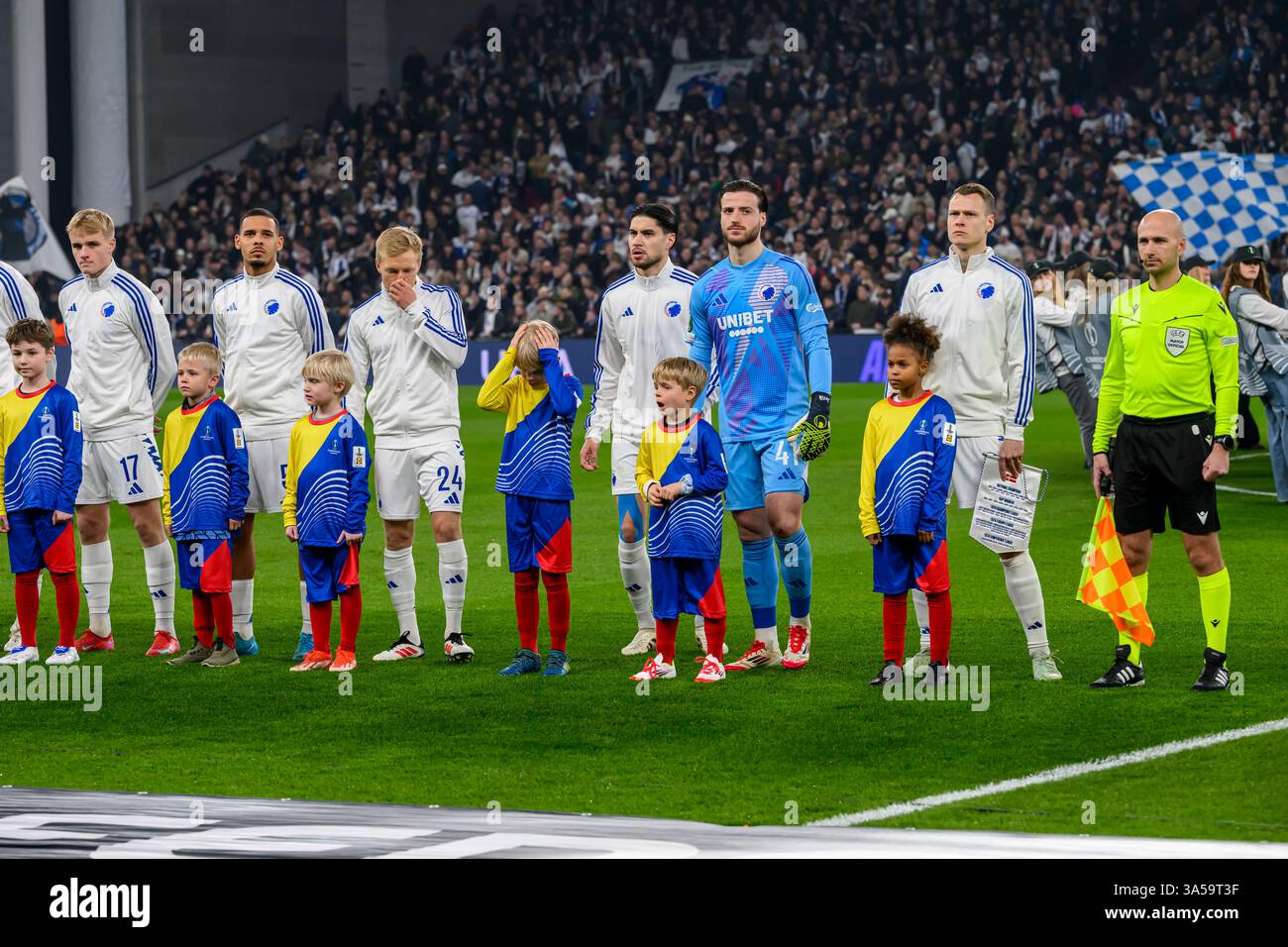 Gamma FCK. Europa Conference League: FC København vs Chelsea FC - 06.03.2025. København, Danmark. 6 marzo 2025. Regno Unito: Europa Conference League: FC Foto Stock