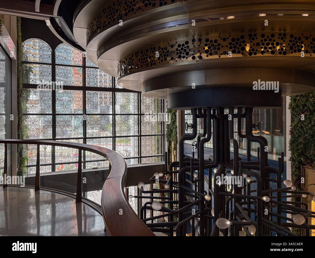 Design all'interno del K11 MUSEA Foto Stock