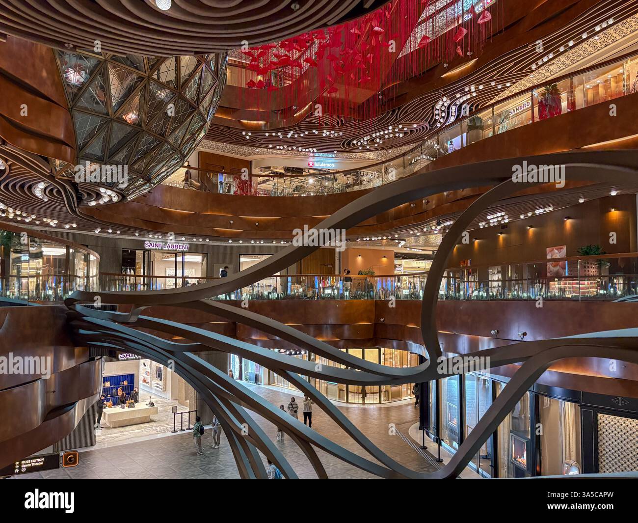 K11 MUSEA interior design e struttura Foto Stock