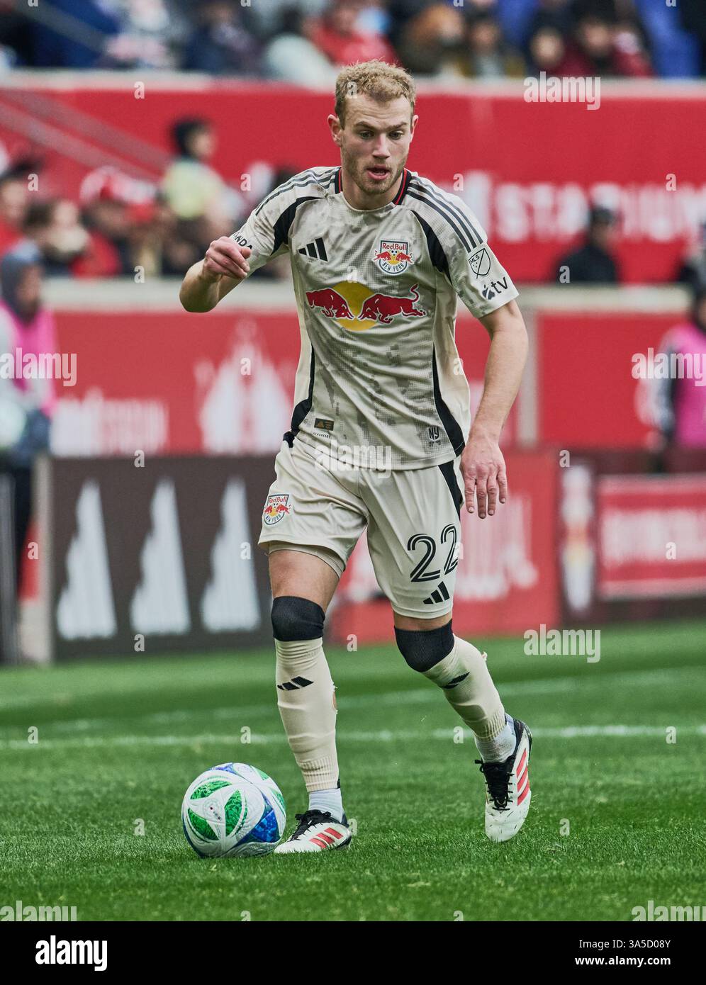 Harrison, New Jersey, USA - 15 MARZO 2025: Vista generale della partita MLS tra i New York Red Bulls e Orlando City SC ***SOLO PER USO EDITORIALE*** Foto Stock