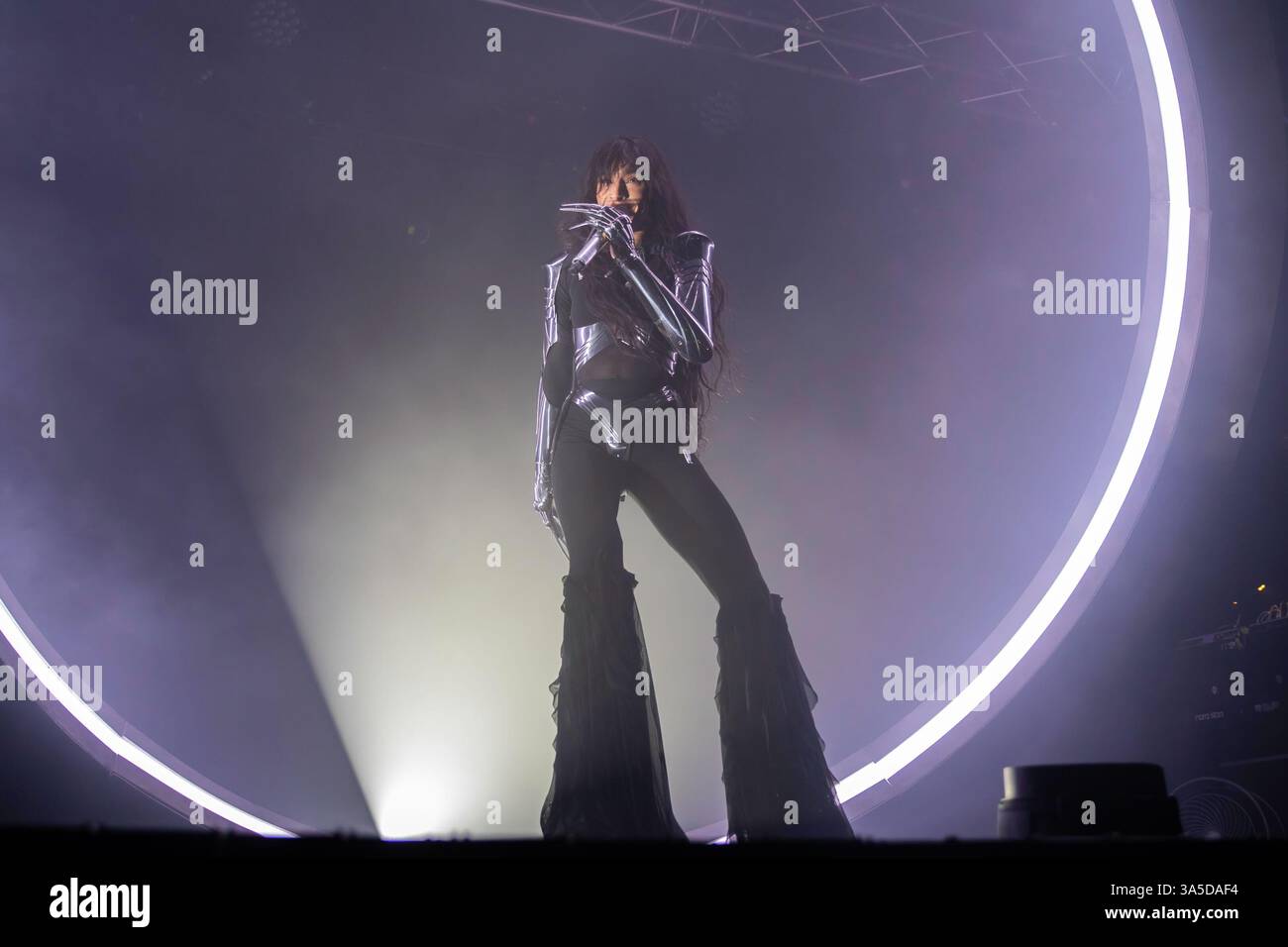 Manchester, Inghilterra, 22 marzo 2025. Loreen gioca a Manchester Academy nel suo tour europeo del 2025. Crediti: Izzy Clayton/Alamy Live News Foto Stock