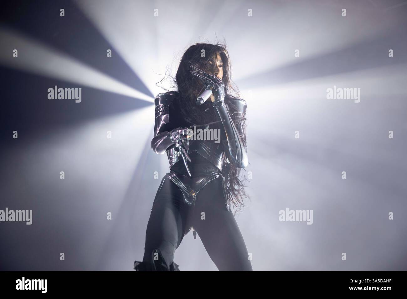 Manchester, Inghilterra, 22 marzo 2025. Loreen gioca a Manchester Academy nel suo tour europeo del 2025. Crediti: Izzy Clayton/Alamy Live News Foto Stock