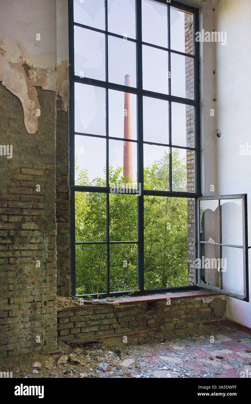 Rovina industriale, tema della crisi economica Foto Stock