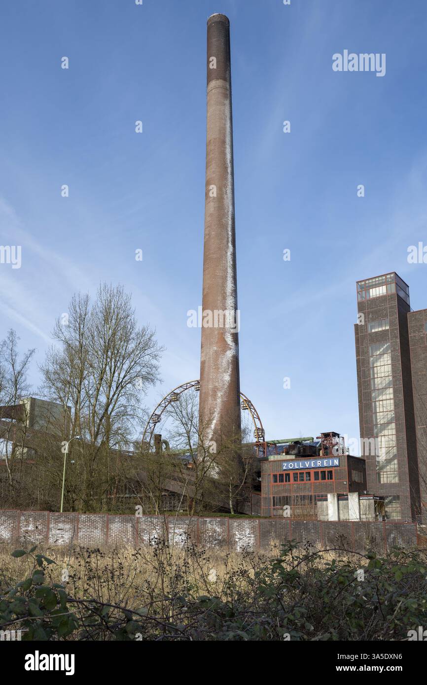 Zollverein Coking Plant, sito patrimonio dell'umanità dell'UNESCO, Essen, regione della Ruhr, Renania settentrionale-Vestfalia, Germania, Europa Foto Stock