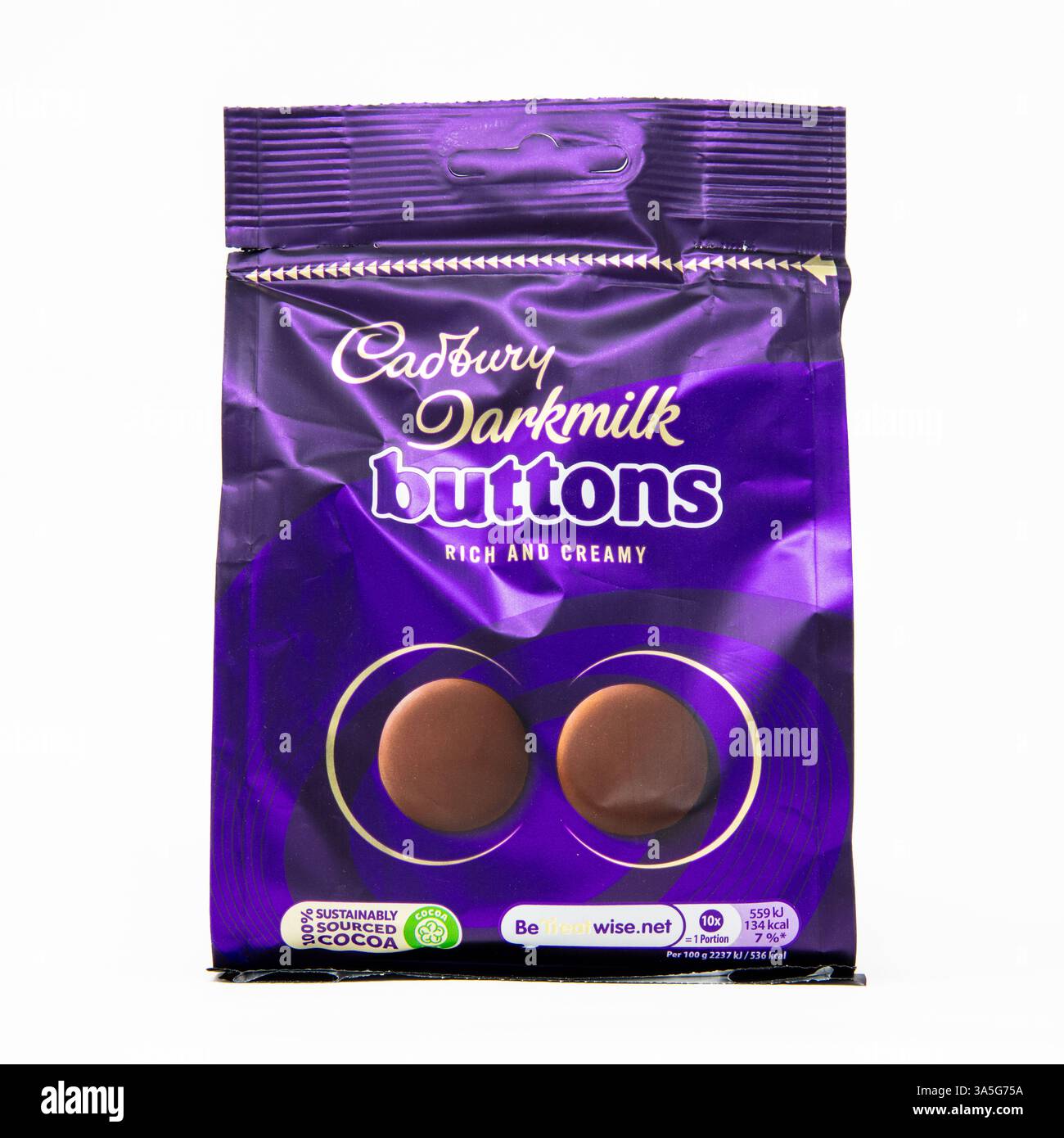 Cadbury Darkmilk Buttons. Foto Stock Cadbury Darkmilk Buttons. Foto Stock
