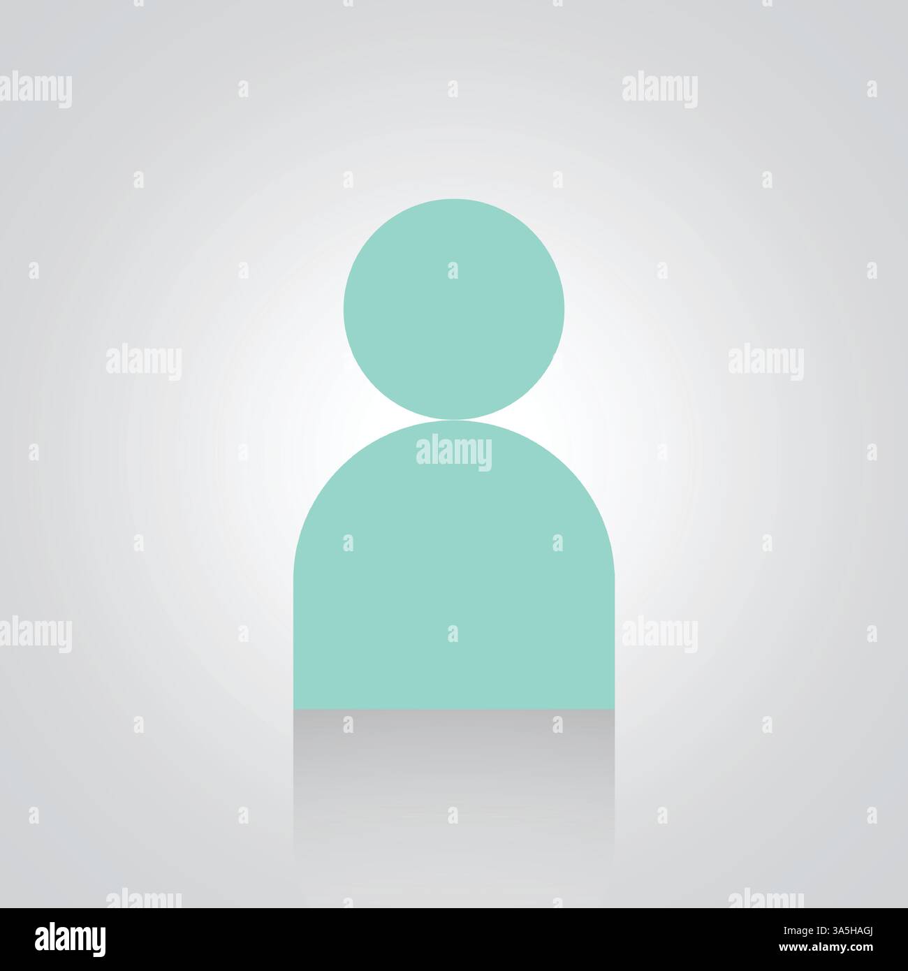 Icona utente segno di avatar di colore farozi con sfondo astratto color argento Illustrazione Vettoriale