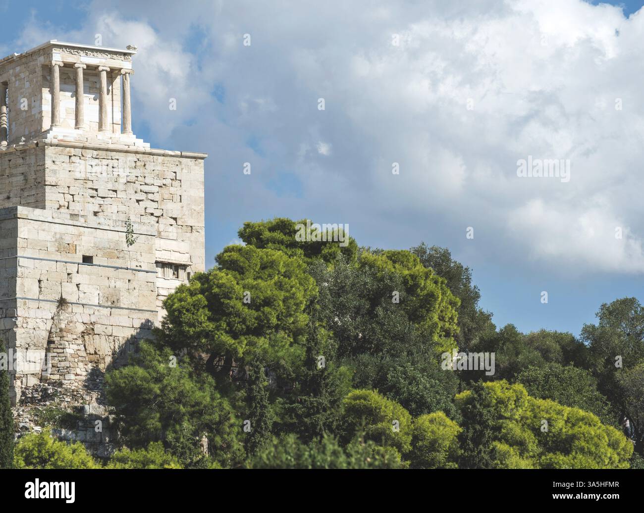 Partenone ad Atene. Nuova prospettiva diversa. Grecia, Atene Foto Stock