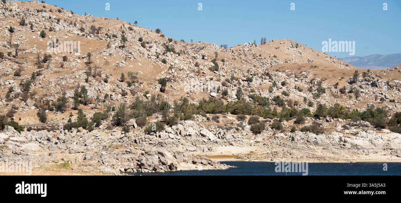 Fiume Kern in California vicino a Kernville Foto Stock