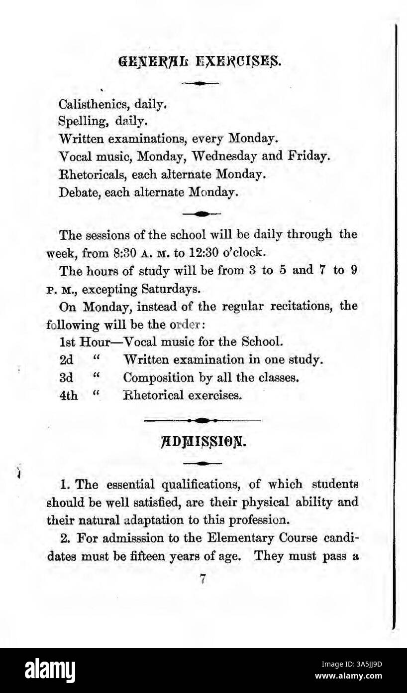 Il circolatore annuale 1880-1881 della State Normal School di St. Cloud fornisce informazioni dettagliate sulla missione della scuola, il calendario accademico, i requisiti di ammissione, le classi offerte e la facoltà. Offre informazioni sulla prima struttura educativa prima che l'istituzione diventasse la St. Cloud State University. Foto Stock