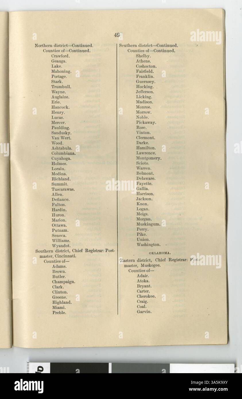 Il governo degli Stati Uniti impose regole per la registrazione dei nemici stranieri tedeschi per monitorare i movimenti e le attività di cittadini stranieri. Si trattava di una misura di sicurezza durante la seconda guerra mondiale volta a proteggere il paese da potenziali minacce. Foto Stock