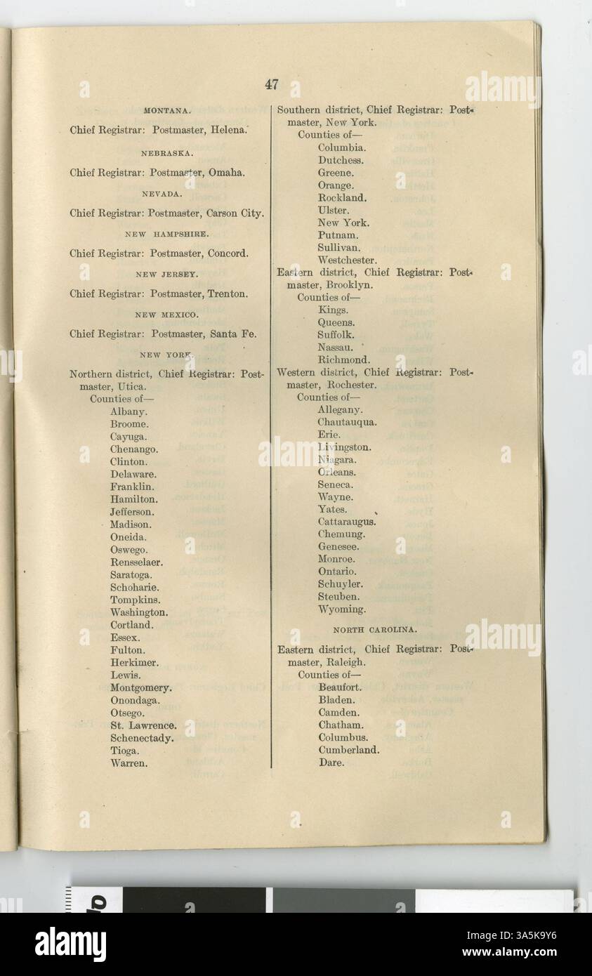 Il governo degli Stati Uniti ha imposto la registrazione dei nemici stranieri tedeschi durante la seconda guerra mondiale. Questo requisito mirava a identificare gli individui di origine tedesca residenti nel paese, per prevenire potenziali spionaggi e salvaguardare la sicurezza nazionale. Foto Stock