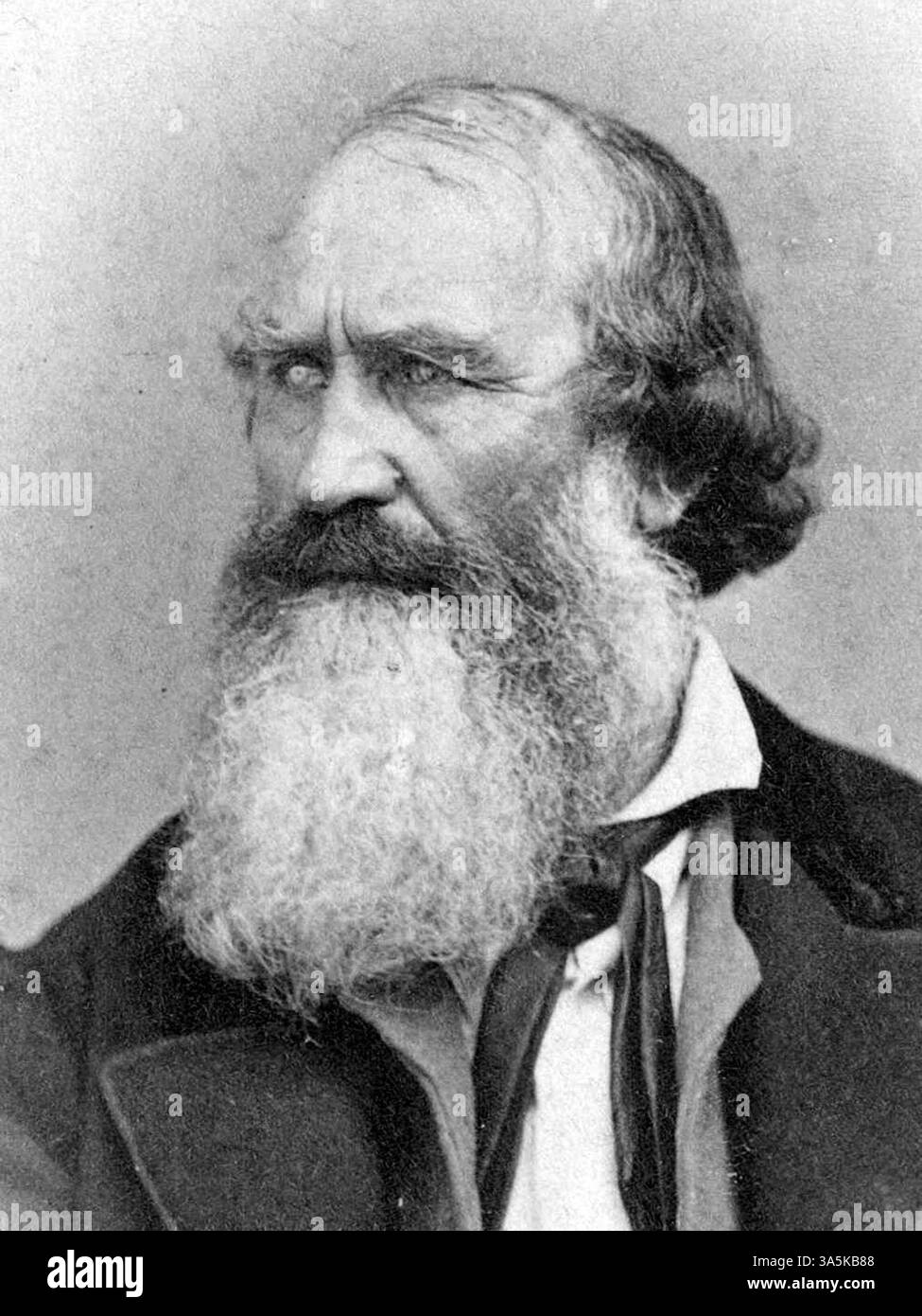 Una fotografia di Robert Newell, intorno al 1840, scattata come cartes-de-visite. Questo ritratto di piccolo formato, che misura 2,5 x 3,75 pollici, è un esempio di ritrattistica fotografica del XIX secolo. Foto Stock