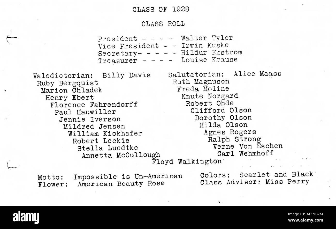 Questo annuario Mound High del 1928 mette in evidenza le attività degli studenti, l'atletica e il coinvolgimento della facoltà durante l'anno scolastico 1927-1928. I ritratti di studenti e insegnanti non sono nominati. Foto Stock