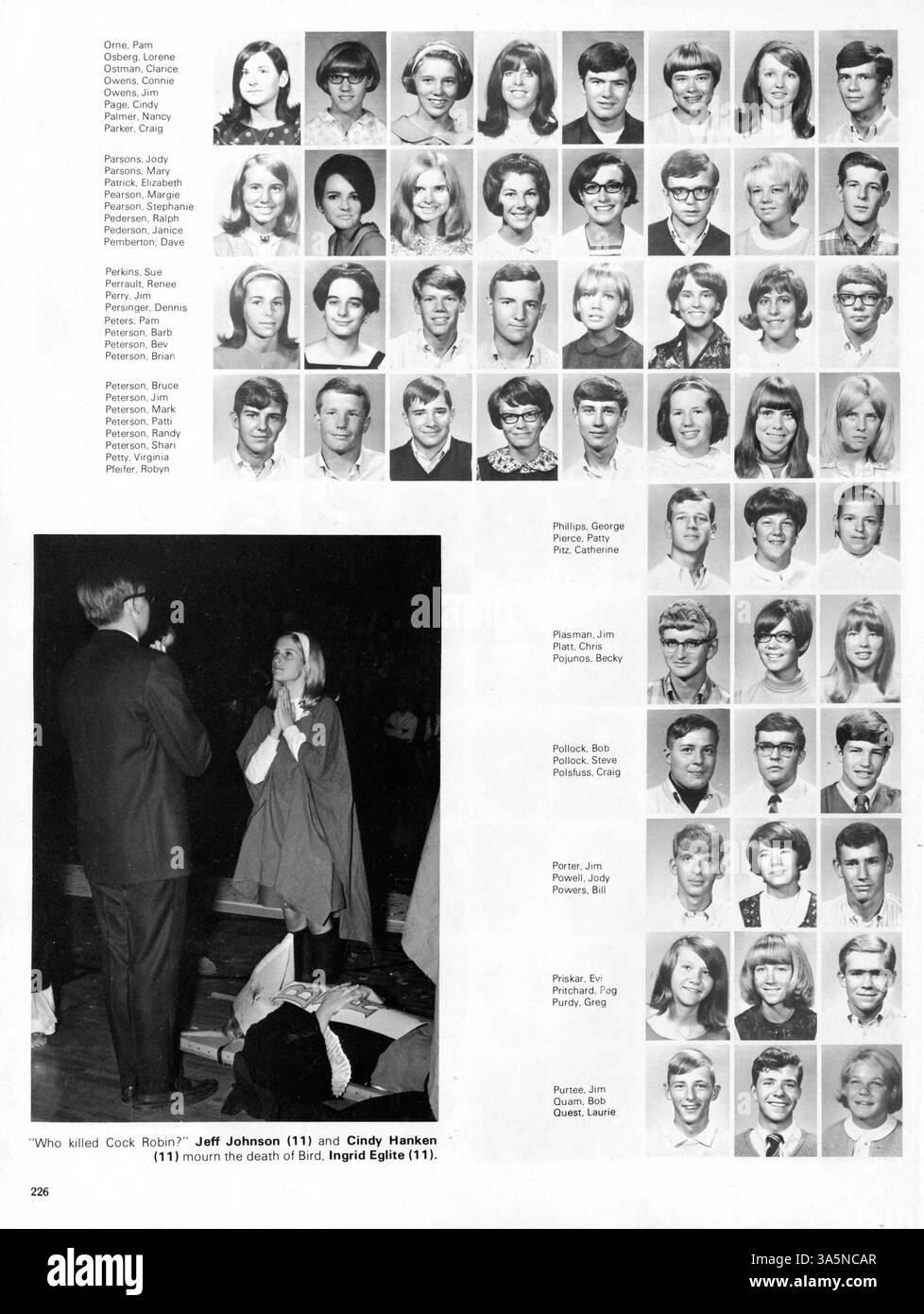 Questa edizione di Whigrean della Edina High School (1967) serve come record storico dell'anno scolastico 1966-1967, documentando eventi chiave, attività studentesche, docenti e risultati atletici. Foto Stock