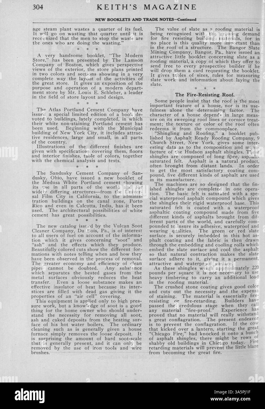 Keith's Magazine, edito da Max L. Keith, offre una vista completa dell'edificio della casa nel 1916, con planimetrie, analisi dei costi e illustrazioni architettoniche. La pubblicazione copre vari stili di casa e fornisce informazioni su edifici residenziali e commerciali, comprese chiese e scuole. Foto Stock