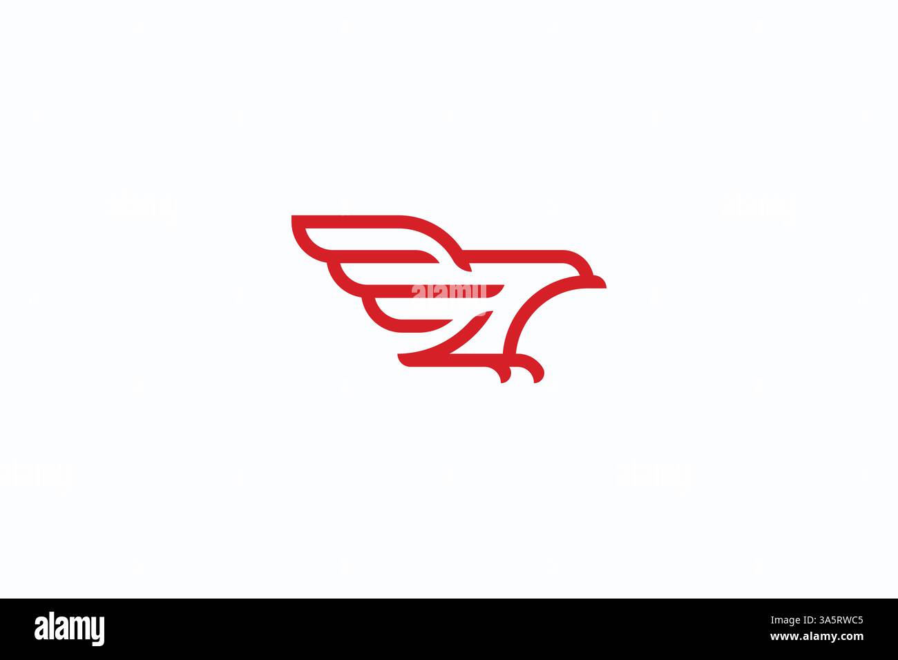 Logo Eagle Airplane Transportation Travel Express Delivery Logistic Business Sign Symbol Illustrazione Vettoriale