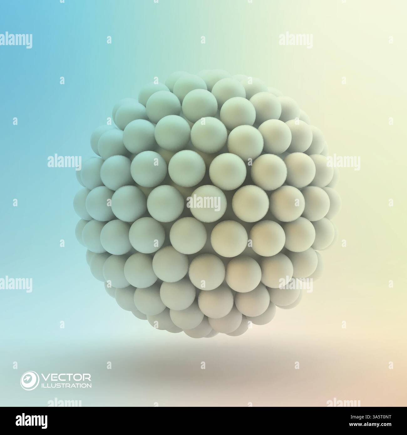 3D concetto illustrazione. Template vettoriale. Illustrazione Vettoriale