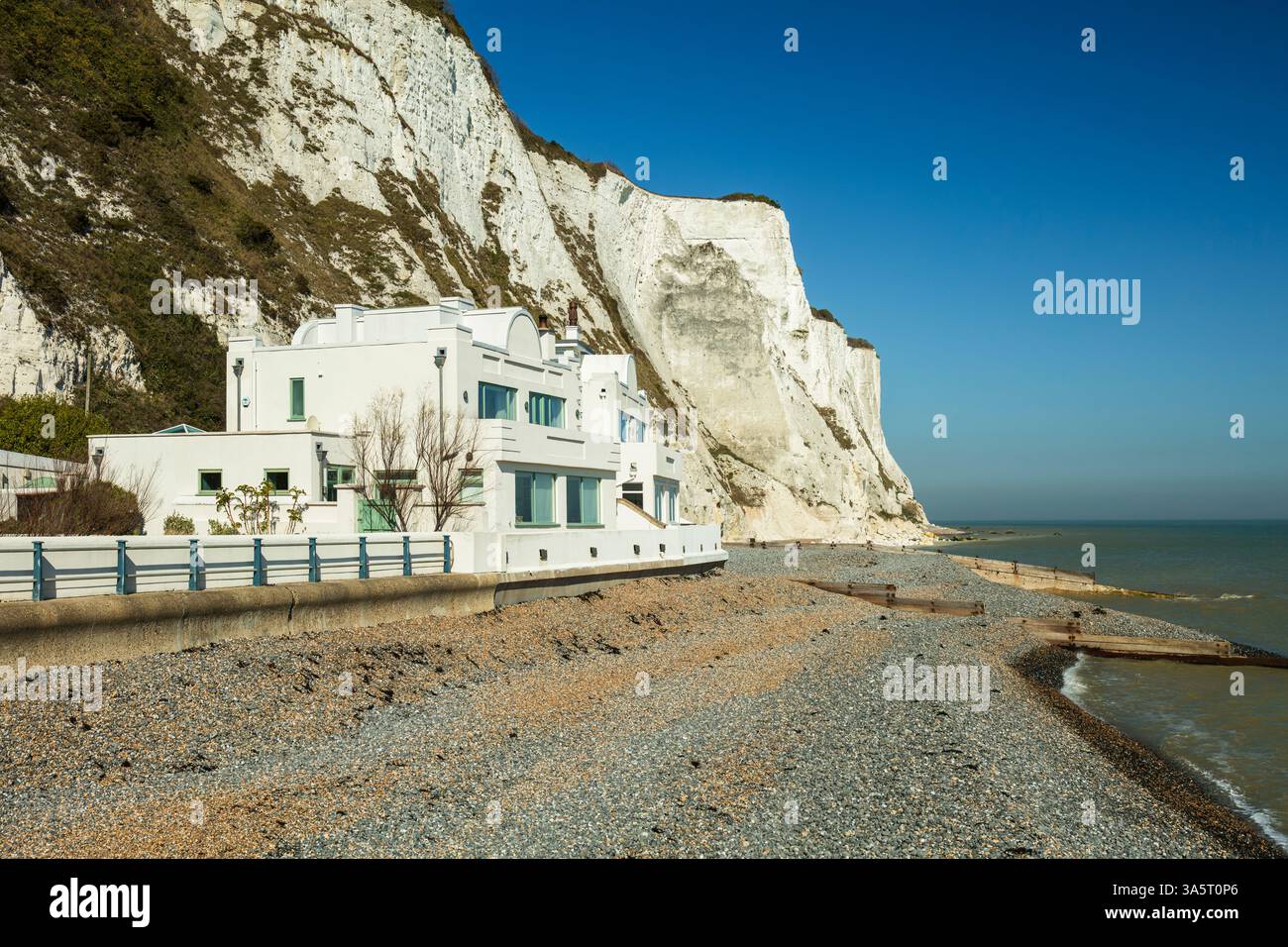 Sea Purse House, St Margaret's Bay vicino dover, Kent, Inghilterra, Regno Unito. Foto Stock