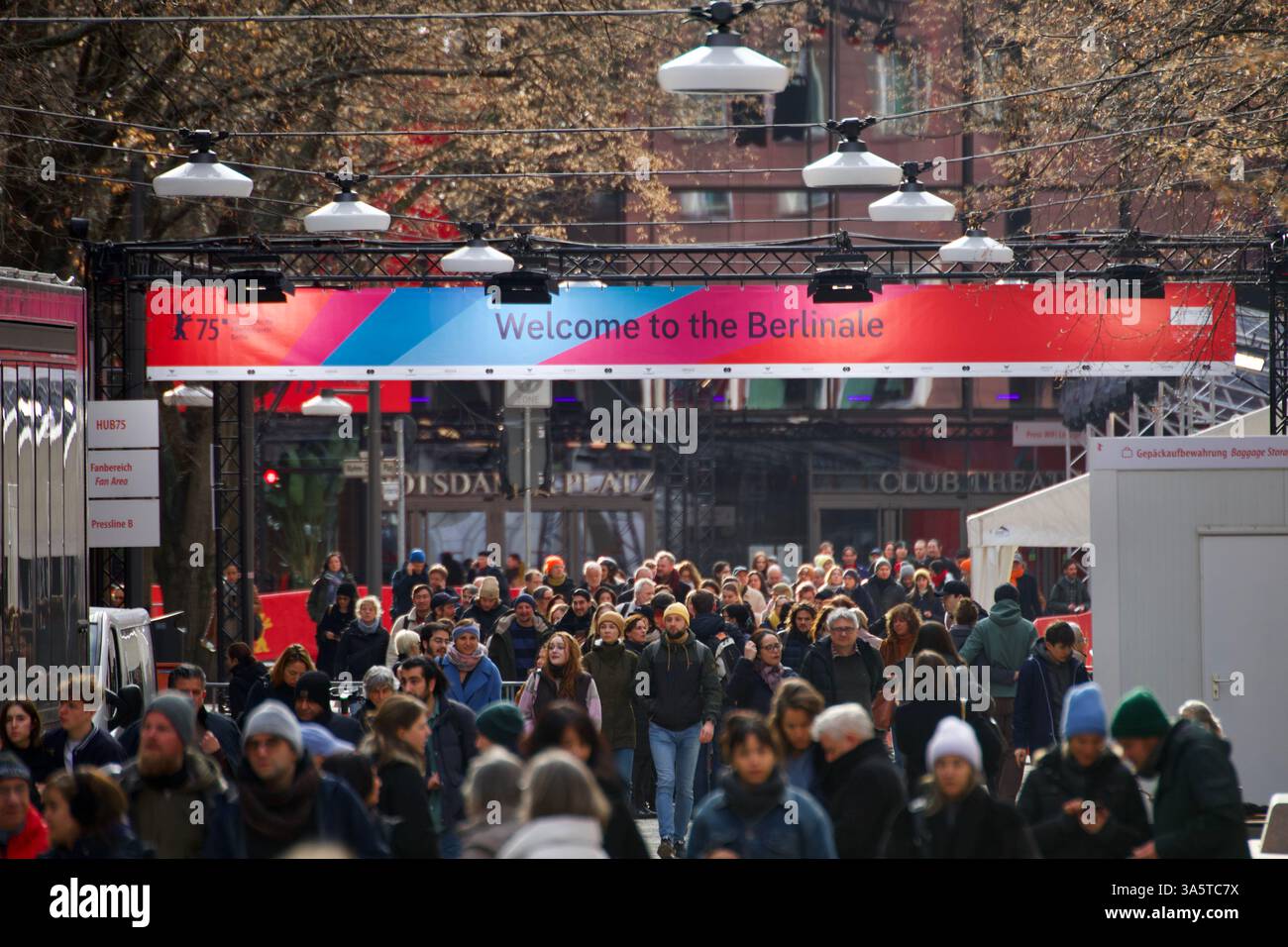 Berlino, Germania. 3 febbraio 2025. Berlin Film Festival, Berlinale. Foto Stock