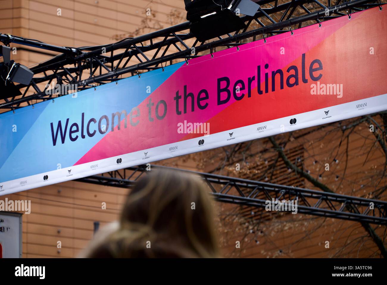 Berlino, Germania. 3 febbraio 2025. Berlin Film Festival, Berlinale. Foto Stock
