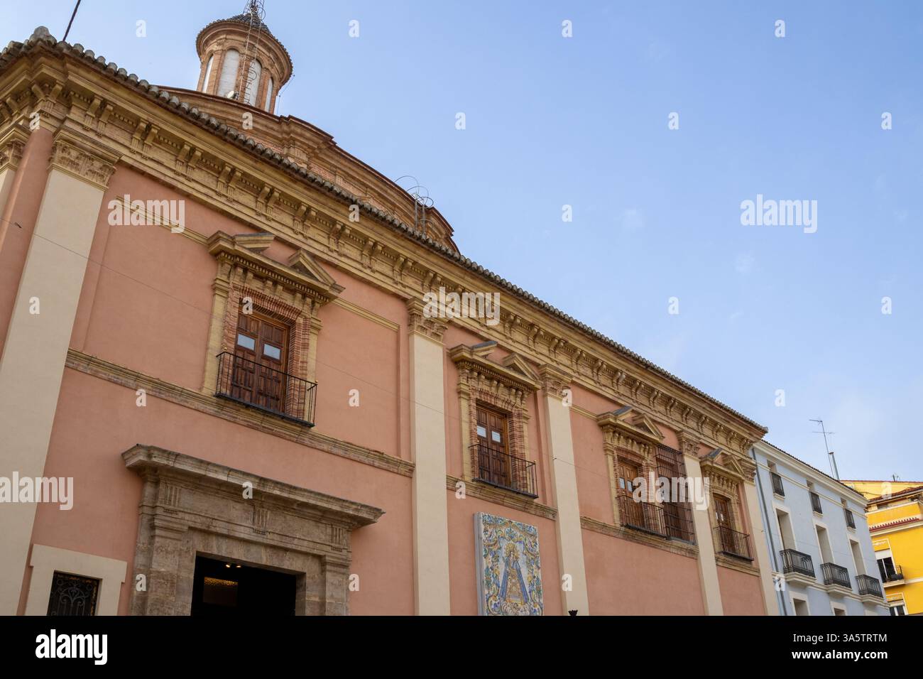 Cattedrale di Valencia e Basilica reale di nostra Signora dei Rinnegati (Real Basílica de Nuestra Señora de los Desamparados) Foto Stock