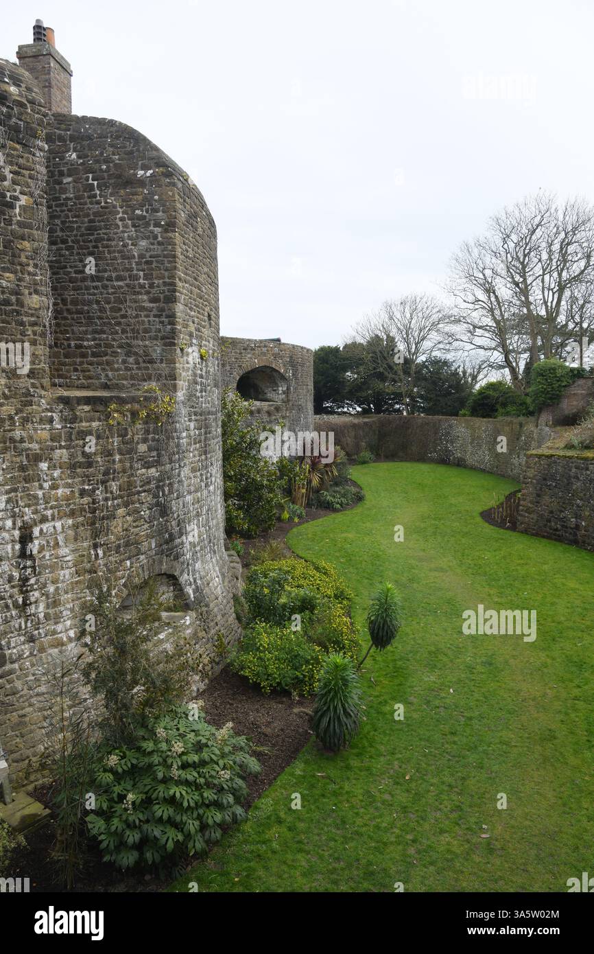Castello di Walmer, kent Foto Stock