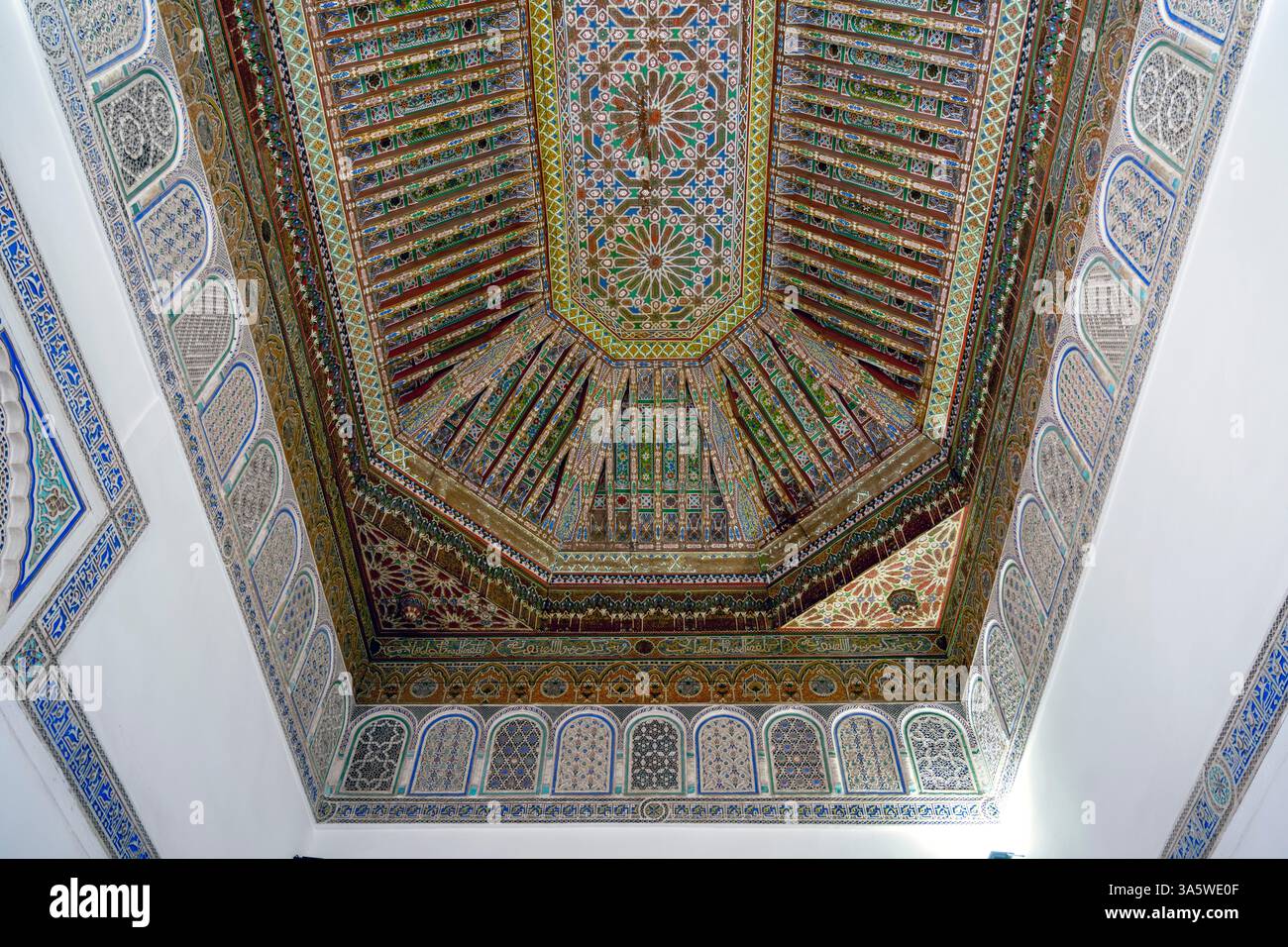Afrika, Marokko, Marrakech, Bahia-Palast Foto Stock