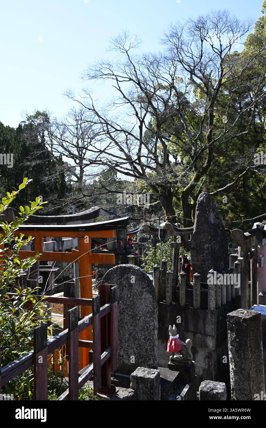 Fushimi Inari Taisha - Kyoto Foto Stock