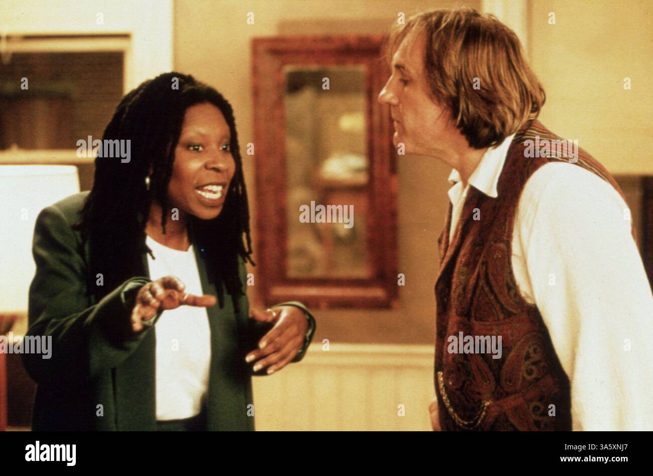15 settembre 2004; Atlantic City, New Jersey, Stati Uniti; gli attori WHOOPI GOLDBERG nel ruolo di Harriet Franklin e GERARD DEPARDIEU nel ruolo di Bogus in "Bogus". Diretto da Norman Jewison. Rilasciato nel 1996. Foto Stock