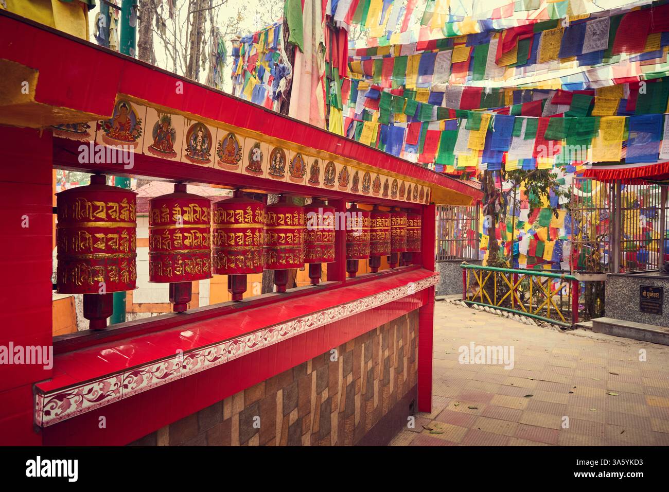 Tempio di Shri Mahakal nella città di Darjeeling, India Foto Stock
