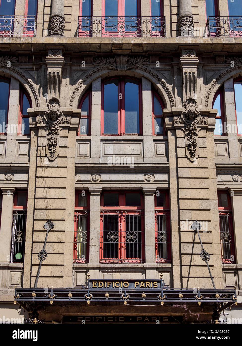 Edificio Paris, Avenida 5 de Mayo, città del Messico, Messico Foto Stock