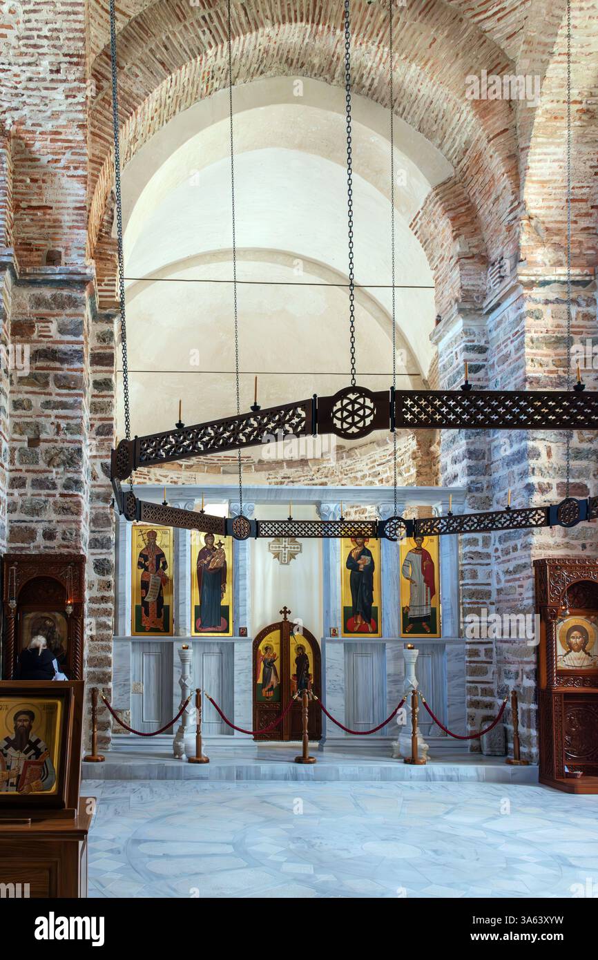 Il monastero di Banjska è un monastero ortodosso serbo situato nel villaggio di Banjska vicino a Zvečan, in Kosovo. Foto Stock