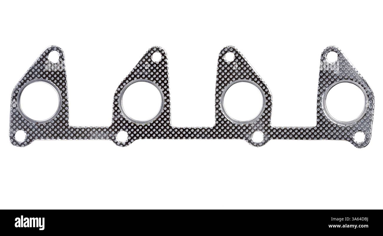 Guarnizione originale del collettore di scarico per auto del motore da due litri Foto Stock